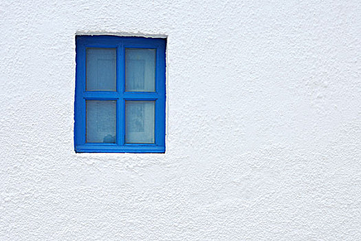 蓝色,窗户,教堂,圣托里尼岛,基克拉迪群岛,希腊群岛,希腊