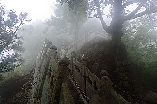 武当山顶台阶