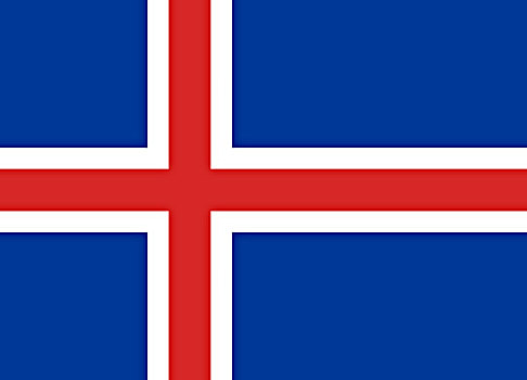 旗帜,冰岛,横图