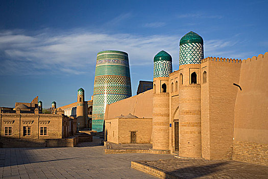 乌兹别克斯坦,区域,希瓦,尖塔