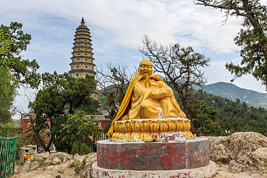 山西洪洞广胜寺,飞虹塔,琉璃塔