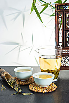 西湖龙井,绿茶,茶具,茶道,喝茶
