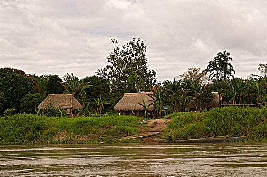 秘鲁,亚马逊河,乡村