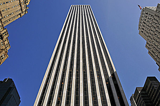摩天大楼,第五大街,市中心,曼哈顿,纽约,美国,北美