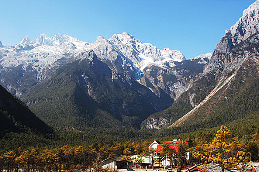 云南丽江玉龙雪山