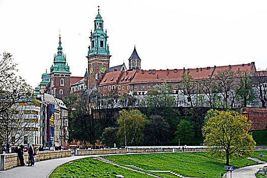 波兰,城堡,大教堂,克拉科