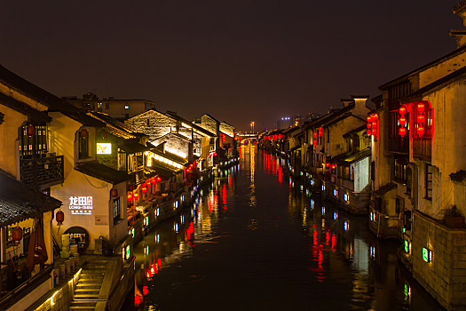 无锡清名桥夜景