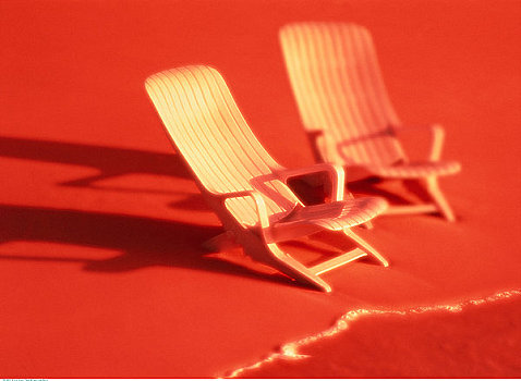 两个,椅子,海滩,日出,马尔代夫,印度洋
