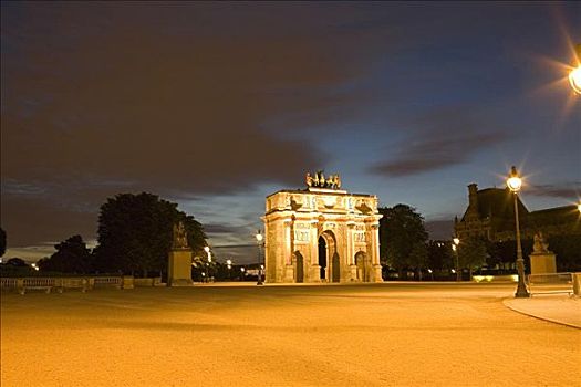 凯旋门,巴黎,法国