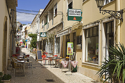 小路,老城,阿尔加维,葡萄牙
