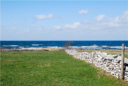 石墙,海岸