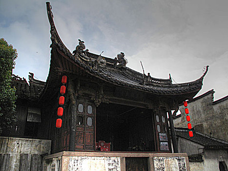 江南水乡--乌镇戏台