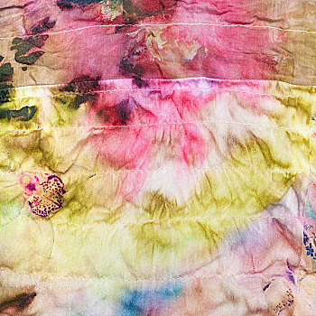 抽象图案,丝绸,蜡染,布