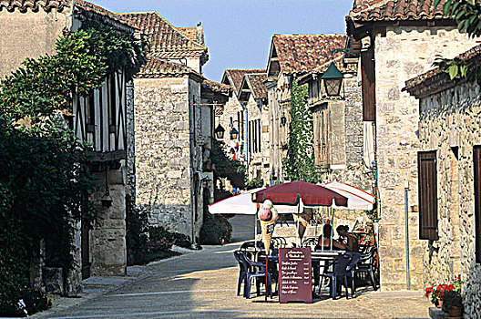 法国,阿基坦,中世纪,乡村