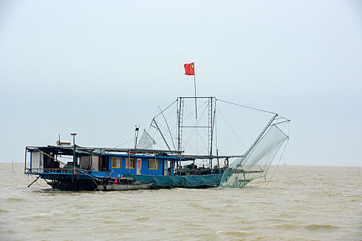 洪泽硝渔船