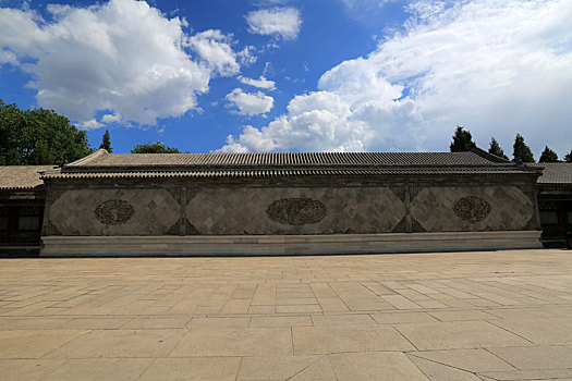 北京颐和园文昌院前影壁