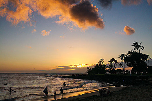 日落夏威夷