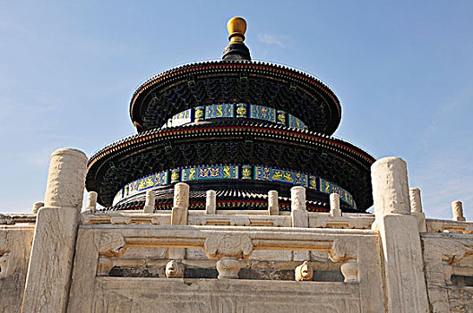 仰视,上面,檐,塔,北京,中国