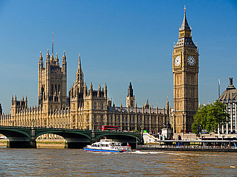 英格兰,伦敦,议会大厦,威斯敏斯特桥