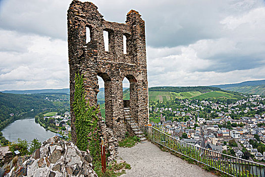 城堡,遗址,莱茵兰普法尔茨州,德国