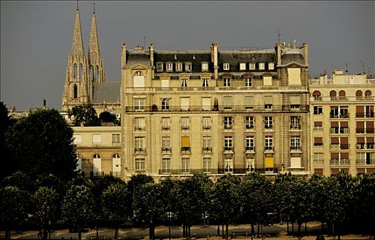 法国,巴黎,教堂,建筑