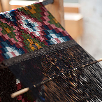 编织,纺织品,织布机,山谷,不丹