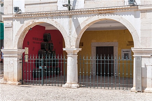 奴隶,市场,建筑,拉各斯,葡萄牙