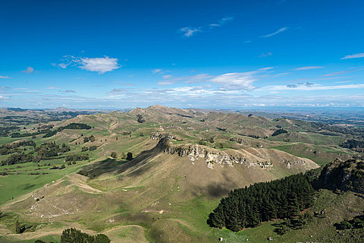 顶峰,山,靠近,黑斯廷斯,霍克斯湾,北岛,新西兰,大洋洲