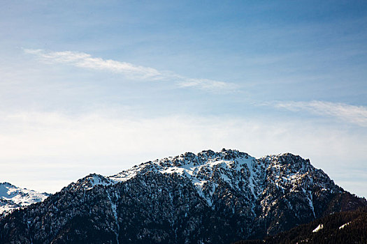 新疆乌鲁木齐天山山脉雪山山峰