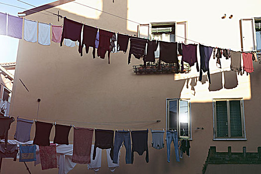 洗衣服,白天