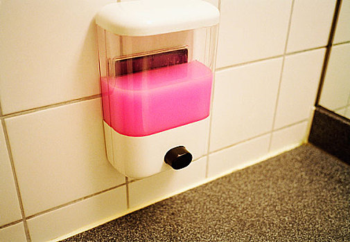 给皂器,粉色,洗手液
