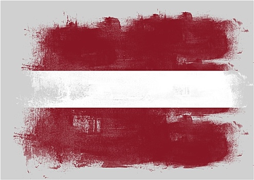 旗帜,拉脱维亚,涂绘,画刷