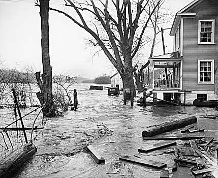洪水,波托马克河,华盛顿特区,美国,破坏,灾难,历史