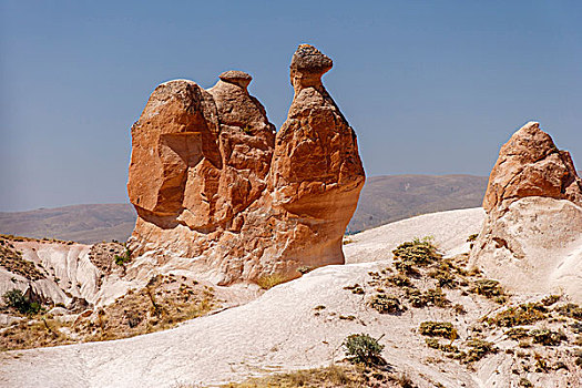 岩石构造,形状,骆驼,卡帕多西亚,土耳其