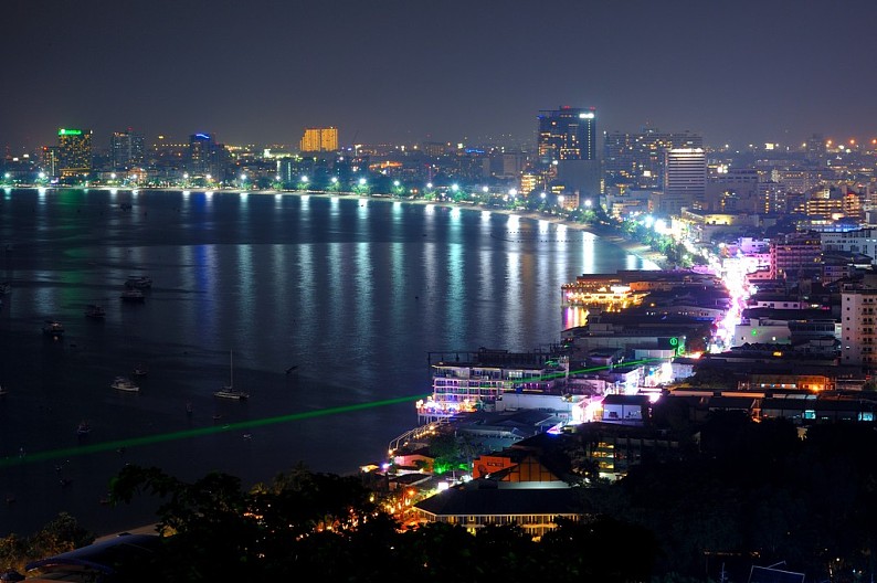 泰国街夜景图片