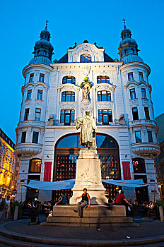 建筑,古登堡,纪念,维也纳,奥地利,欧洲