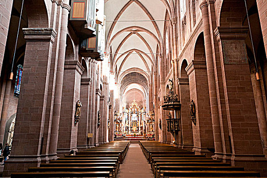 大教堂,蠕虫,莱茵兰普法尔茨州,德国,欧洲