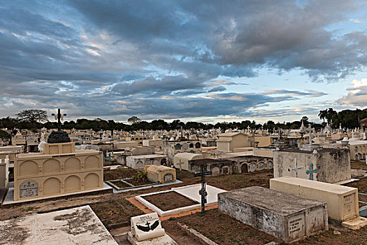 墓穴,中心,墓地,格拉纳达,尼加拉瓜,中美洲