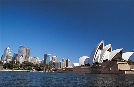 天际线,塔楼,剧院,悉尼,澳大利亚