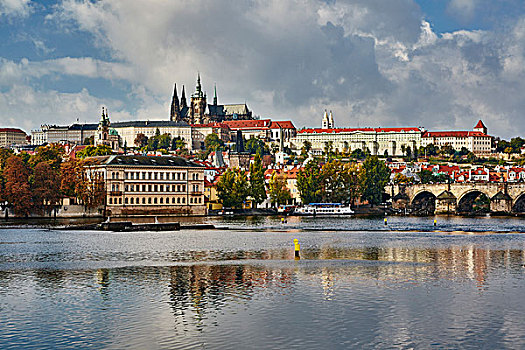 查理大桥,布拉格城堡,历史,中心,布拉格,捷克共和国,欧洲