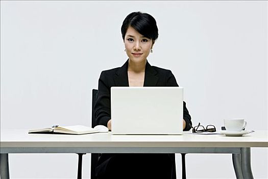 职业女性,工作,笔记本电脑