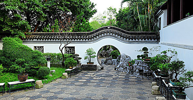 传统,中式花园