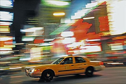 纽约,出租车,时代广场