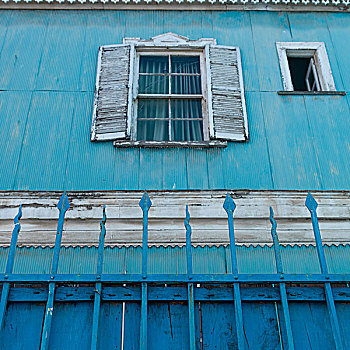 窗户,房子,瓦尔帕莱索,智利