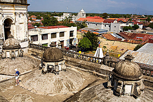 大教堂,尼加拉瓜,中美洲,屋顶,历史