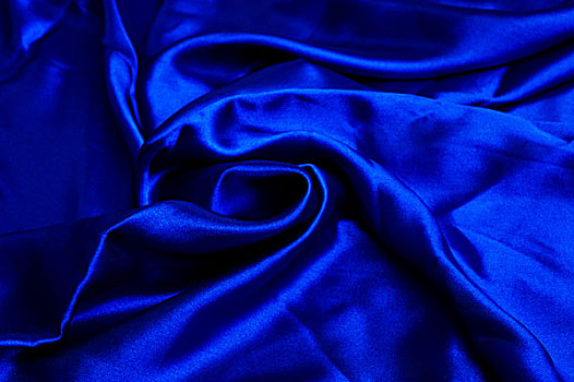 软,蓝色,绸缎,背景
