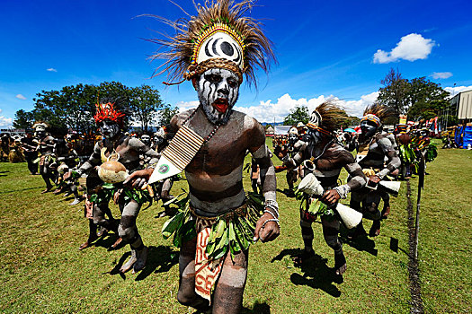 高地,部落,群体,唱歌,戈罗卡,巴布亚新几内亚,大洋洲