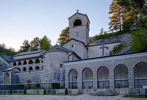 寺院,黑山,欧洲