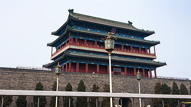 风景,正阳门,门楼,北京