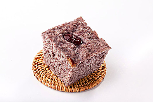 过年创意造型主食大枣紫米糕年糕